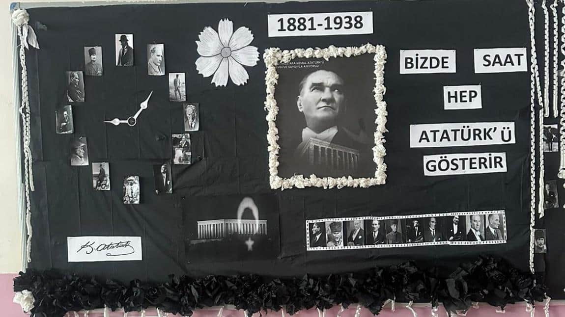 Okulumuzda 10 Kasım Atatürk'ü Anma Programı